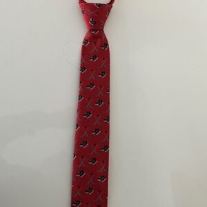 Boys Hockey Red Tie